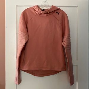 Puma pink pullover hoodie